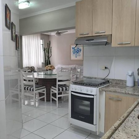 Apartamento completo na calçada da praia Apartman Guarujá Kültér fotó