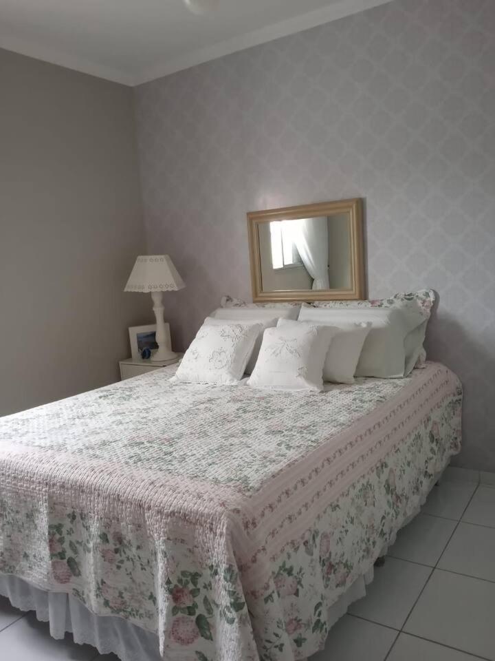 Apartamento completo na calçada da praia Apartman Guarujá Kültér fotó