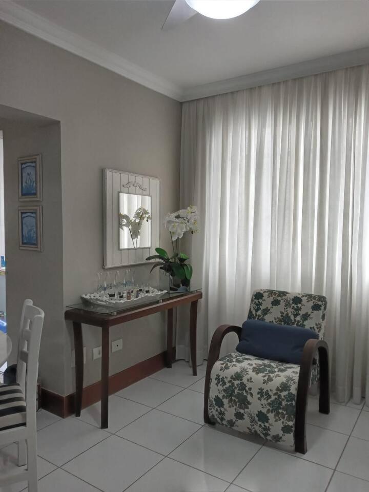 Apartamento completo na calçada da praia Apartman Guarujá Kültér fotó